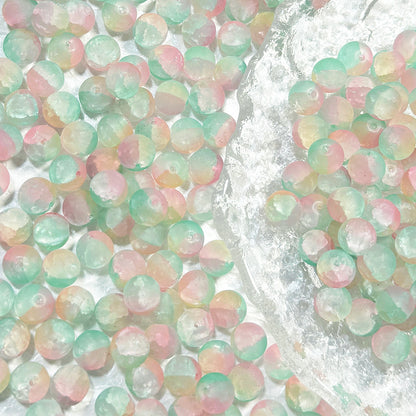 10mm Frosted Glass Beads - 39 Options Available