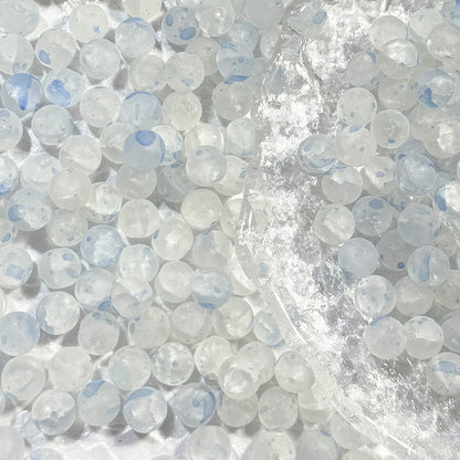 10mm Frosted Glass Beads - 39 Options Available