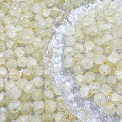 10mm Frosted Glass Beads - 39 Options Available