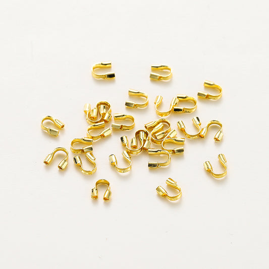 18K Gold U-Shaped Horseshoe Clasp (100 pieces/pack)