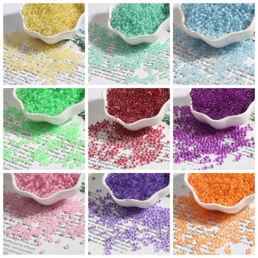 2/3/4mm Dyed Core Seed Beads - 16 Options Available