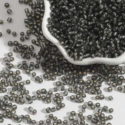 2/3/4mm Silver-Core Seed Beads - 20 Options Available