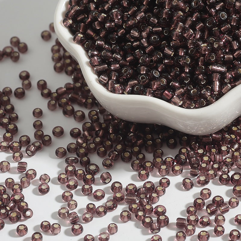 2/3/4mm Silver-Core Seed Beads - 20 Options Available