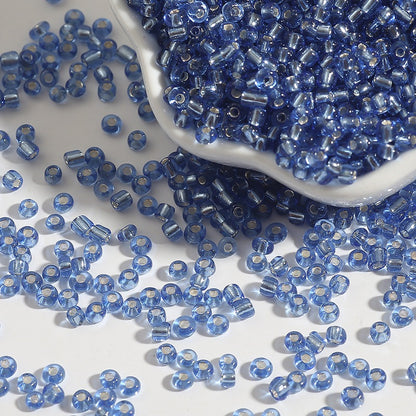 2/3/4mm Silver-Core Seed Beads - 20 Options Available