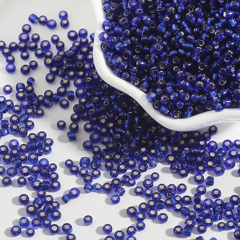 2/3/4mm Silver-Core Seed Beads - 20 Options Available