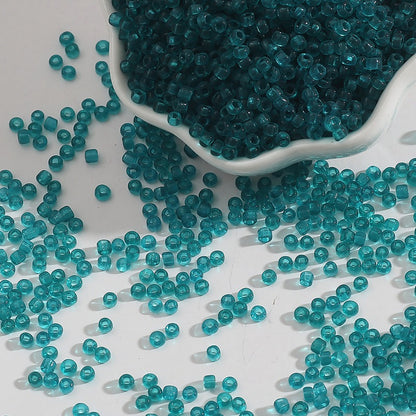 2/3/4mm Transparent Glass Seed Beads - 18 Options Available