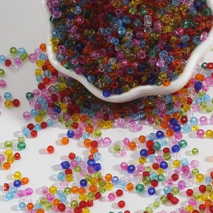 2/3/4mm Transparent Glass Seed Beads - 18 Options Available