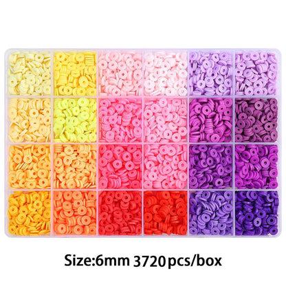 24-Compartment Mixed Color Polymer Clay DIY Kit - 5 Options Available