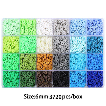 24-Compartment Mixed Color Polymer Clay DIY Kit - 5 Options Available