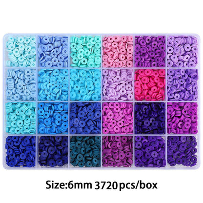 24-Compartment Mixed Color Polymer Clay DIY Kit - 5 Options Available