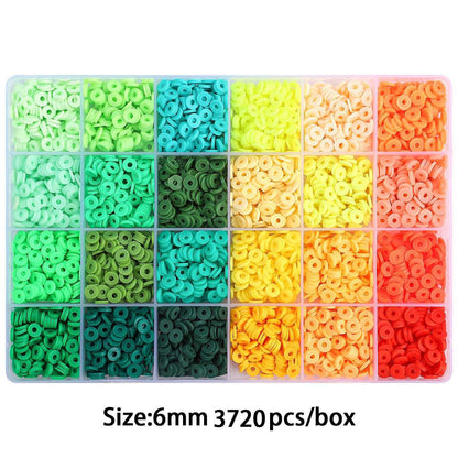 24-Compartment Mixed Color Polymer Clay DIY Kit - 5 Options Available