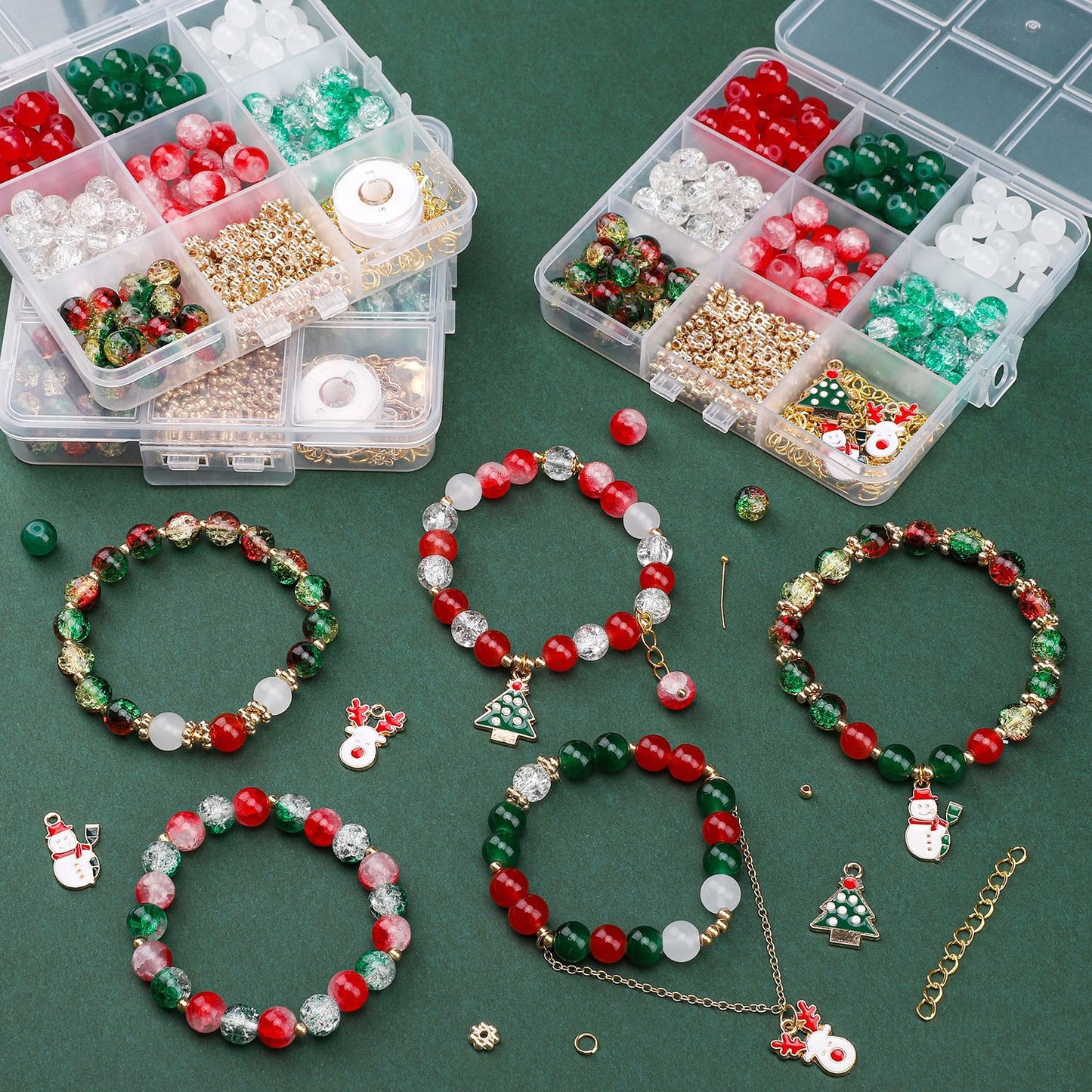 Christmas Glass Beads DIY Kit