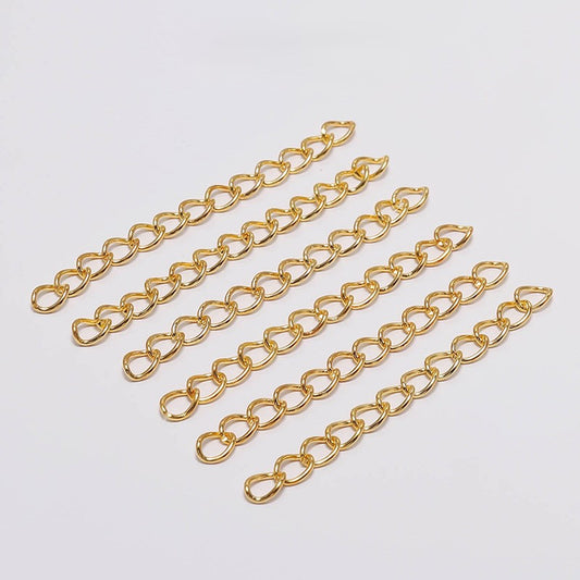 Gold Chain Extenders (100 Pieces/Pack)