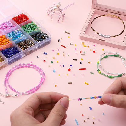 12-Compartment Mixed Style Seed Beads DIY Kit