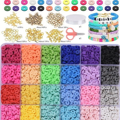 Polymer Clay Creative Set And DIY Materials for Bracelets and Necklaces - 6 Options Available