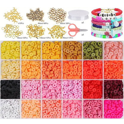 Polymer Clay Creative Set And DIY Materials for Bracelets and Necklaces - 6 Options Available