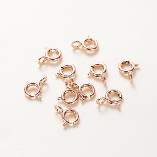 Rose Gold Spring Clip (10 Pieces/Pack)