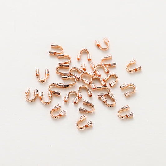 Rose Gold U-Shaped Horseshoe Clasp (100 pieces/pack)