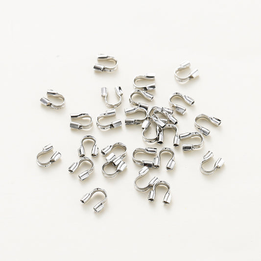 White Gold U-Shaped Horseshoe Clasp (100 pieces/pack)